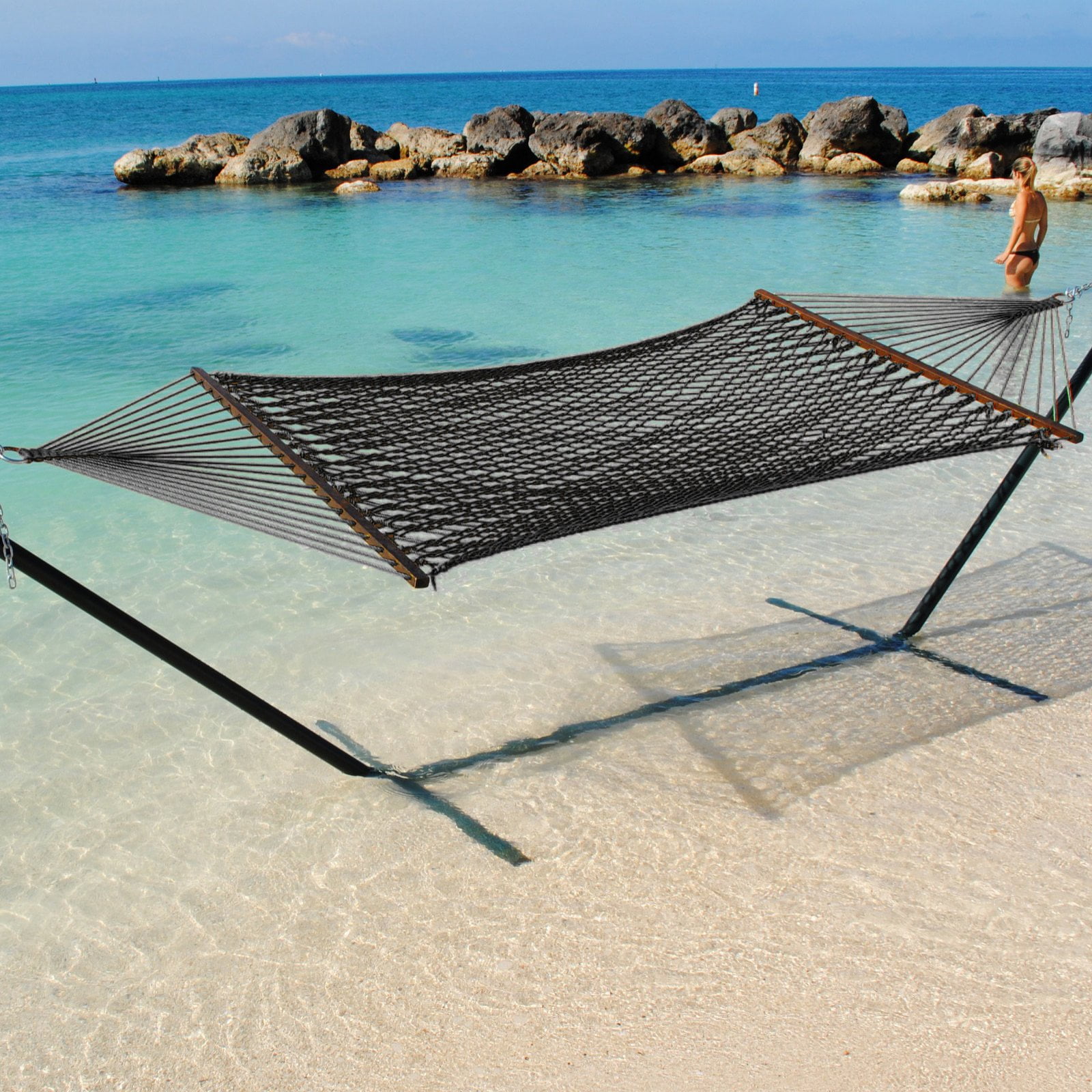 Caribbean Hammocks Rope Hammock