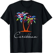 Caribbean Islands Flags, Caribbean Sea Tour T-Shirt