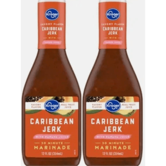 Caribbean Jerk Marinade 2 Bottles 12 oz