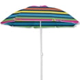 thumbnail image 1 of Caribbean Joe 6ft Beach Umbrella with UV Protection and Matching Case, 1 of 1