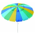 thumbnail image 1 of Caribbean Joe 8ft Beach Umbrella with UV Protection, Vented Canopy, 1 of 2