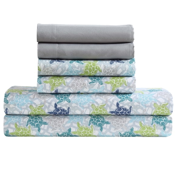 Caribbean Joe, Cooling 6PC Sheet Set, Queen, Fanta Sea