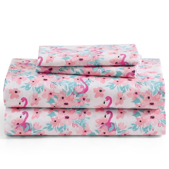 Caribbean Joe, Cooling 6PC Sheet Set, Queen, Flamingle