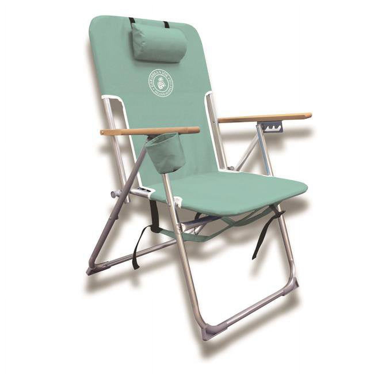 Caribbean Joe Folding High Weight Beach Chair, 300lbs Capacity, Mint