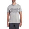 thumbnail image 1 of Caribbean Joe Men's Chest Stripe Floral Polo, 1 of 5