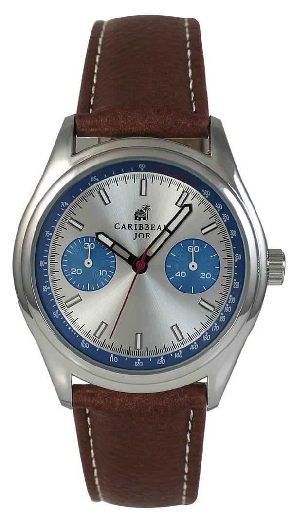 Caribbean Joe Mens Smooth Strap Watch