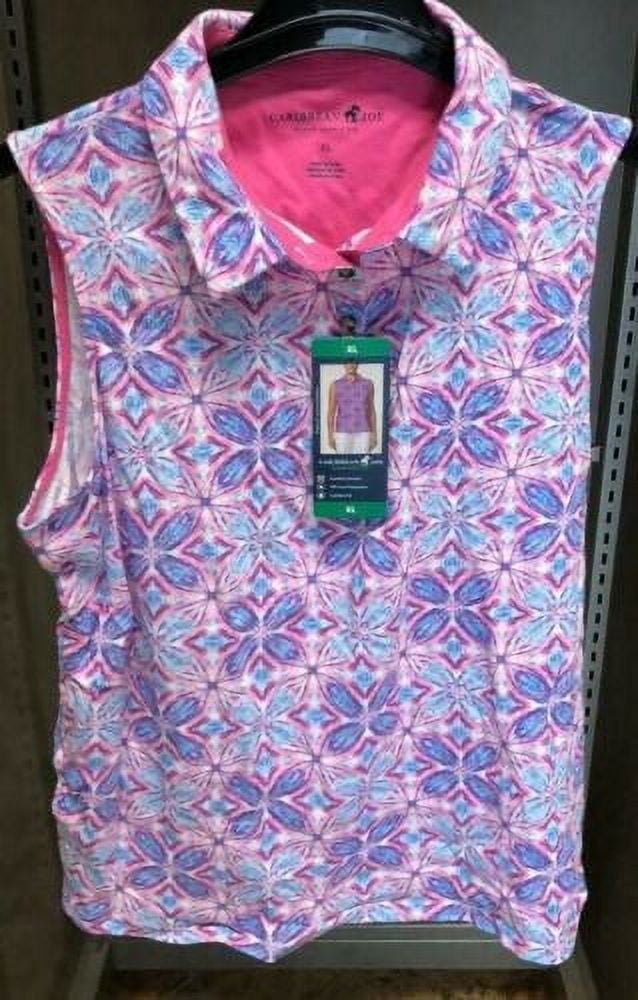 Caribbean Joe Women s UPF Sun Protection Comfort Sleeveless Polo