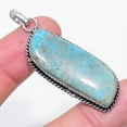 thumbnail image 1 of Caribbean Larimar Gemstone Pendant Handmade Unique Design Jewelry 2.3" FP 8123, 1 of 2