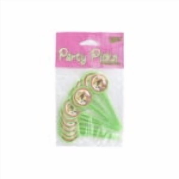 Caribbean Parrot Plastic Party Picks (12ct)
