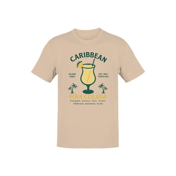 Caribbean Piña Colada Vibes Men's T-shirt