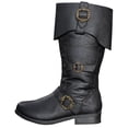 thumbnail image 1 of Caribbean Pirate Boots Adventure Footwear Halloween Costume Renaissance Medieval Cosplay, 1 of 7