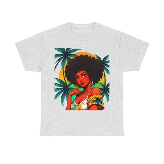 Caribbean Queen Unisex Cotton Tee