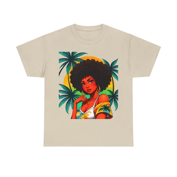 Caribbean Queen Unisex Cotton Tee