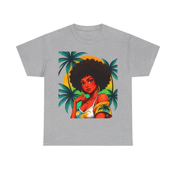 Caribbean Queen Unisex Cotton Tee