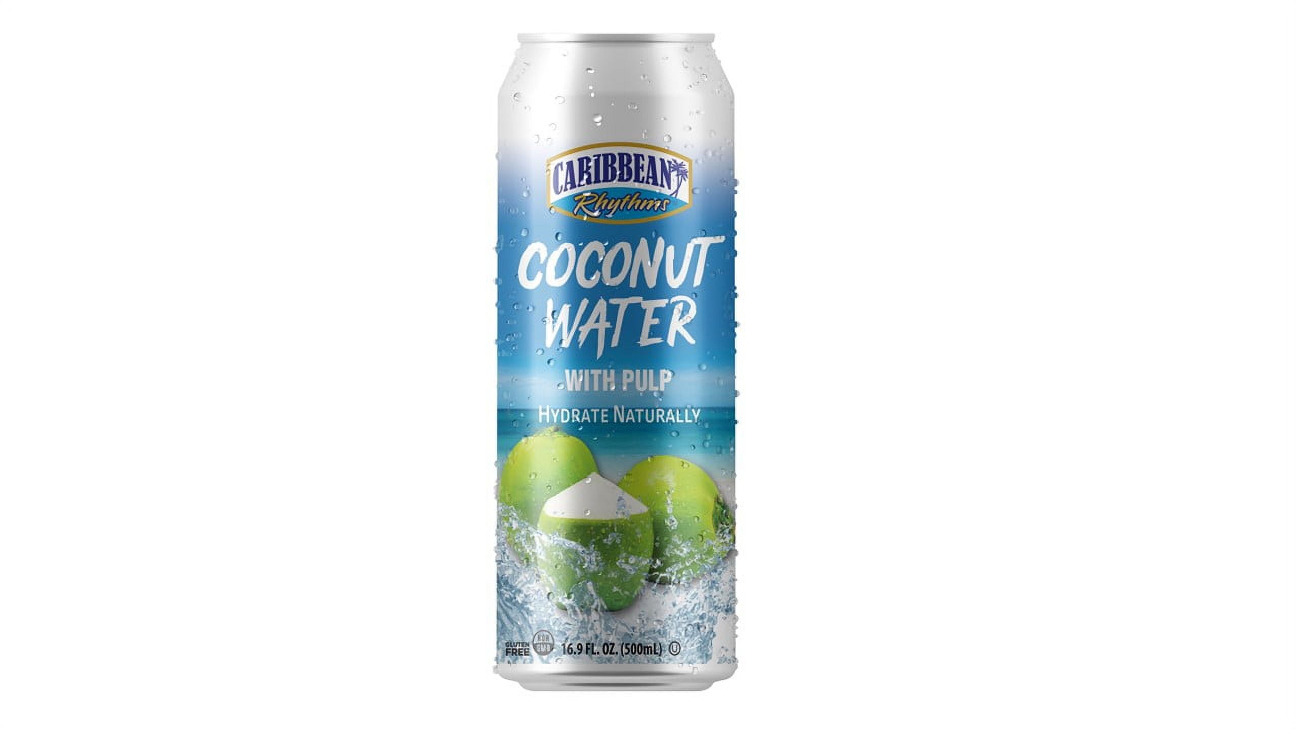 Caribbean Rhythms Coconut Water with Pulp, 10.5 oz