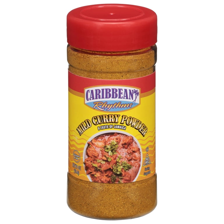 R Dirt Sounds/SPICE CURRY　ver.1 Caribbean Rhythms Jamaican Mild Curry Powder, 4 oz, Gluten Free