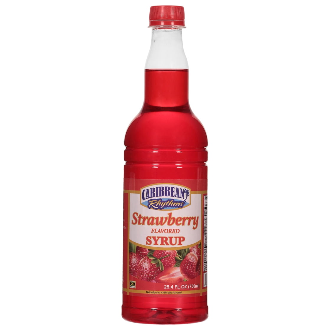 Caribbean Rhythms Strawberry Syrup, 25.4 fl oz