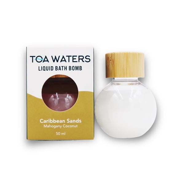 Caribbean Sands Liquid Bath Bomb - Mahogany Coconut