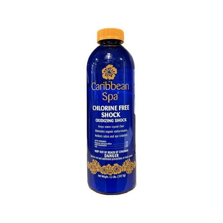 Caribbean Spa Chlorine-Free Oxidizer Shock for Hot Tubs - 2.2LB Container