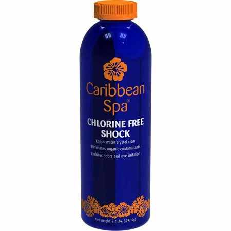 Caribbean Spa Fast-Dissolving Chlorine-Free Shock Oxidizer for Hot Tubs - 2.2 lb   C005025-CS20B3