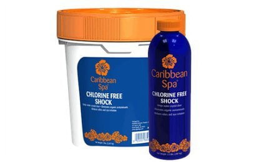 Caribbean Spa Fast-Dissolving Chlorine-Free Shock Oxidizer for Hot Tubs Presented by Pool Stuff Express (5Lb)