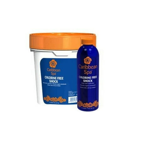 Caribbean Spa Fast-Dissolving Chlorine-Free Shock Oxidizer for Hot Tubs Presented by Pool Stuff Express (5Lb)