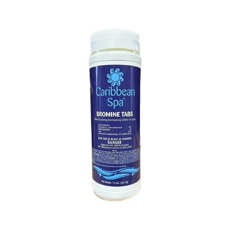 Caribbean Spa Slow Dissolving Bromine Pool Chemicals, 1.5 lbs