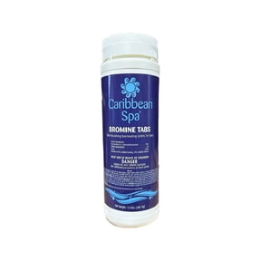 Caribbean Spa Slow Dissolving Bromine Pool Chemicals, 1.5 lbs