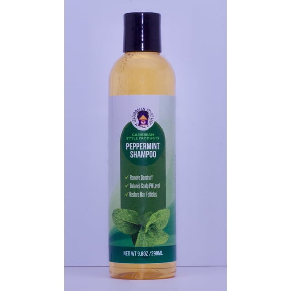 Caribbean Style Products Peppermint Shampoo, 9.8 oz