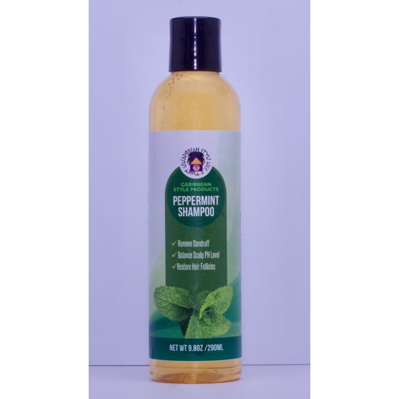 Caribbean Style Products Peppermint Shampoo, 9.8 oz