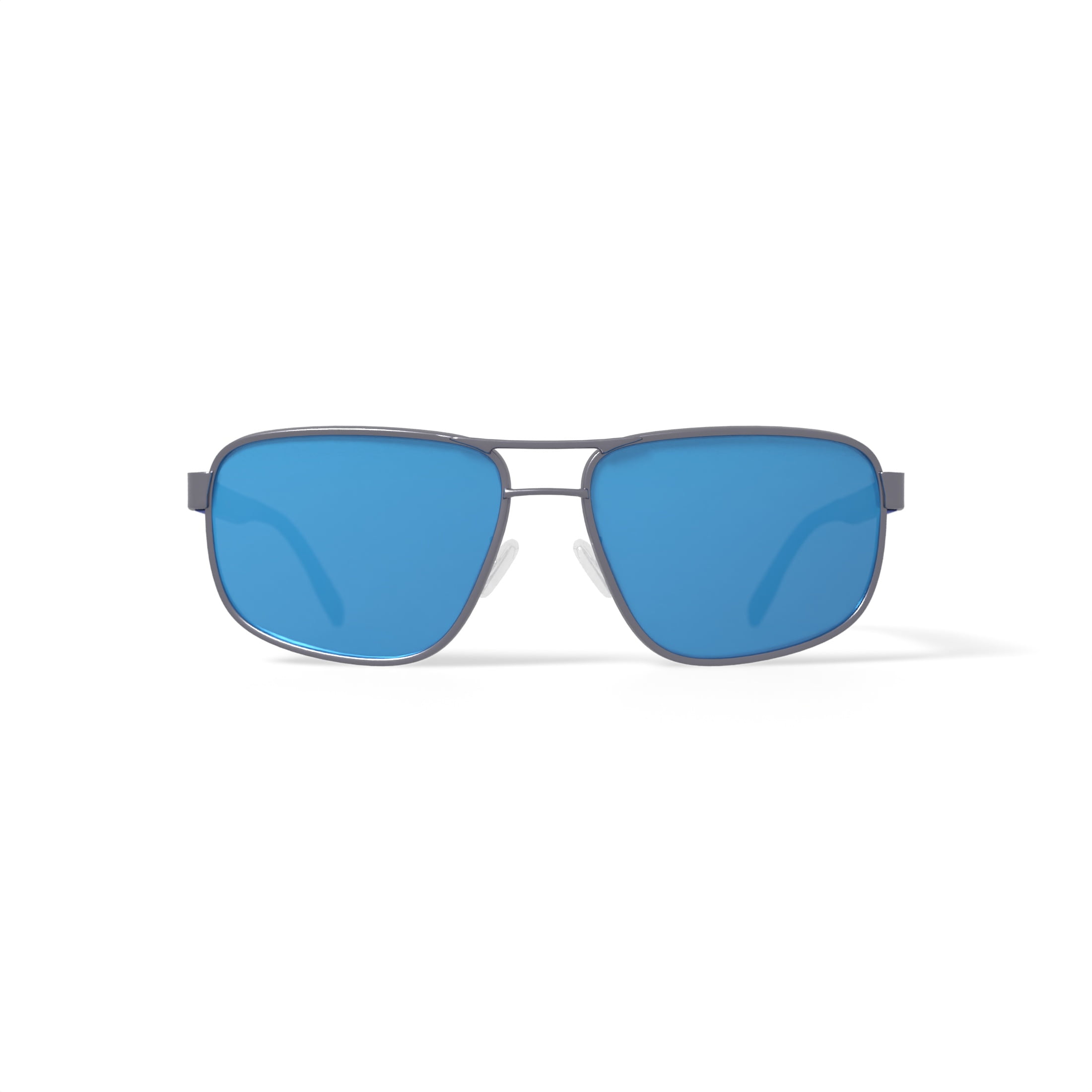 Caribbean Sun Rx'able Unisex Polarized Sport Sunglasses, Island Time, Matte Gunmetal, 60-15-140