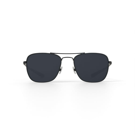 Caribbean Sun Rx'able Unisex Polarized Sport Sunglasses, Rum Cay, Gunmetal, 56-19-140