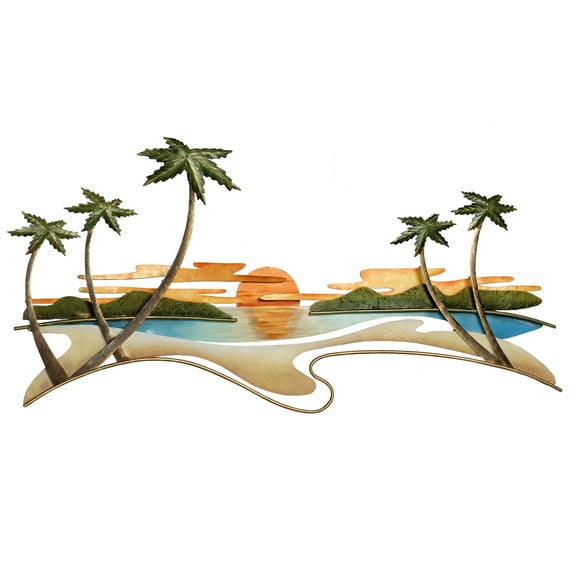 Caribbean Sunset Wall Sculpture
