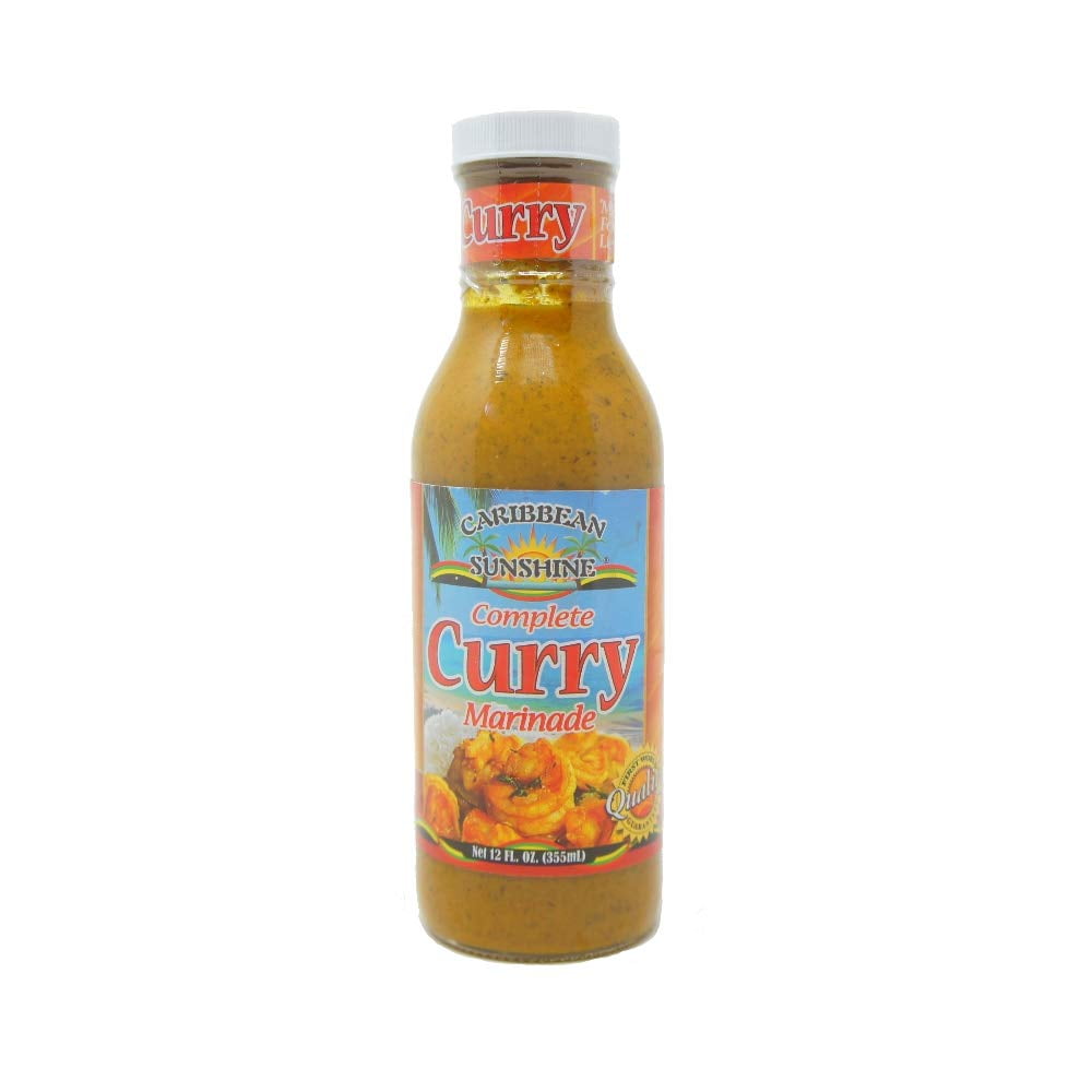 Caribbean Sunshine Jamaican Complete MMF7 Curry Marinade 12 FL OZ