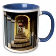 thumbnail image 1 of 3drose, Caribbean, Usvi, St Croix, Christiansted, Path Arches-ca37 Ajn0009 - Alison Jones, 15oz Two-tone Blue Mug, 1 of 6