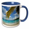 thumbnail image 1 of 3drose, Caribbean, Usvi, St.thomas, Magens Bay-ca37 Cmi0009 - Cindy Miller Hopkins, 15oz Two-tone Blue Mug, 1 of 6