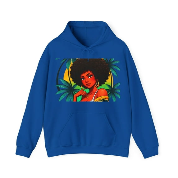 Caribbean queen hooded Sweatshirt