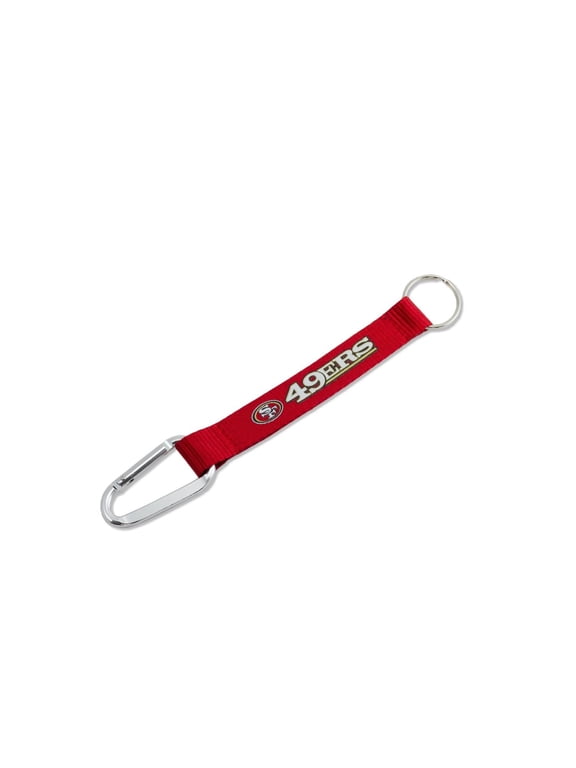 Caribiner Lanyard Keychain 8" NFL Pick Your Team Football NEW!