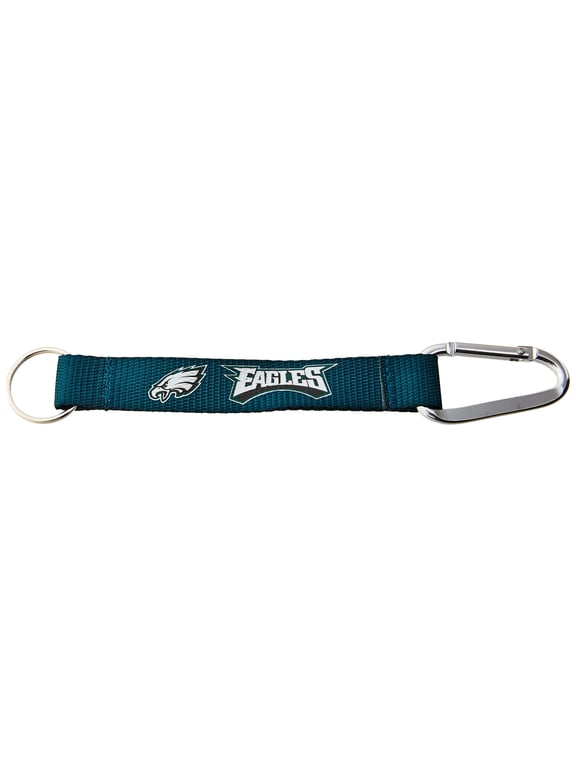 Caribiner Lanyard Keychain 8" NFL Pick Your Team Football NEW!