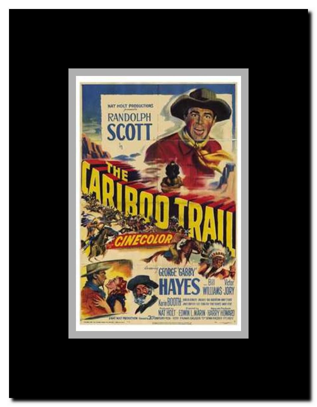 Cariboo Trail Framed Movie Poster