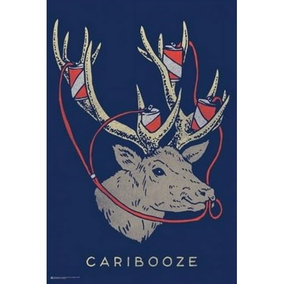 Caribooze Poster Poster Print (24 x 36)