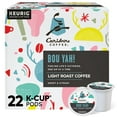 thumbnail image 1 of Caribou Coffee, Bou Yah Light Roast K-Cup Coffee Pods, 22 Count, 1 of 13