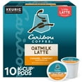 thumbnail image 1 of Caribou Coffee, Caramel Comfort Oatmilk One Step Latte Medium Roast K-Cup Coffee Pods, 10 Count, 1 of 13