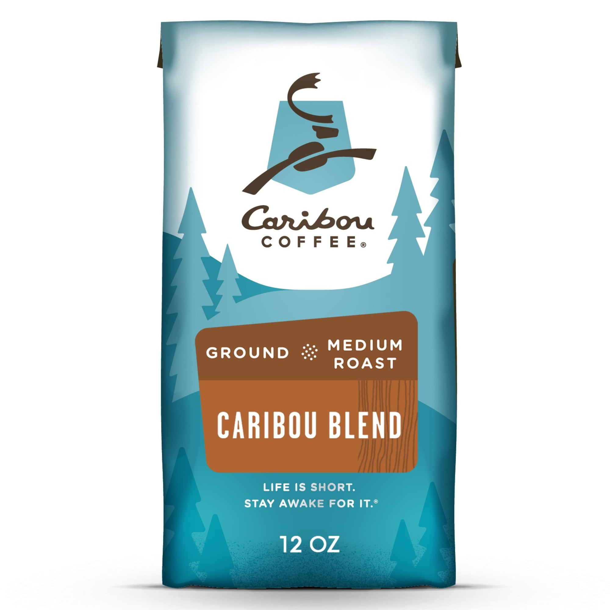 Caribou Coffee Caribou Blend Ground Coffee, Premium Medium Roast, 100