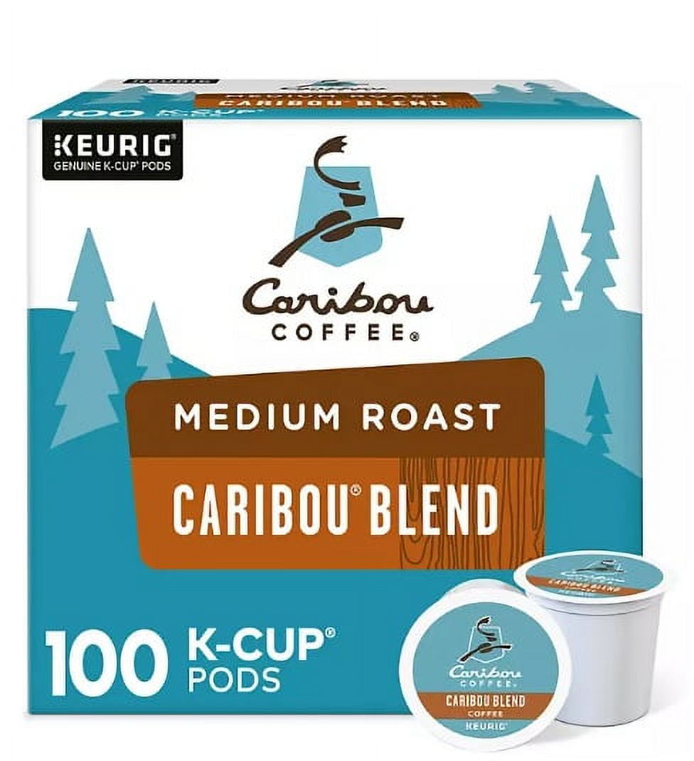 Caribou Coffee Caribou Blend K Cup Pods 100 Ct