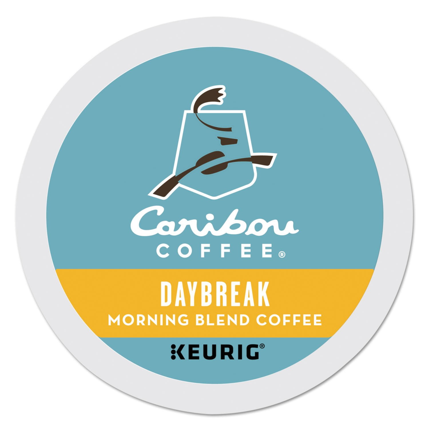 Caribou Coffee Daybreak Morning Blend, K-Cups for Keurig Brewers, 96-Count