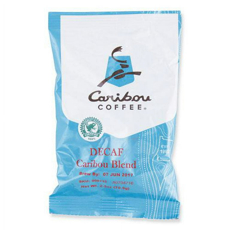 Decaf Caribou Blend Coffee Fractional Packs, 2.5 oz, 18/Carton Decaf Caribou Blend Coffee Fractional Packs, 2.5 oz, 18/Carton