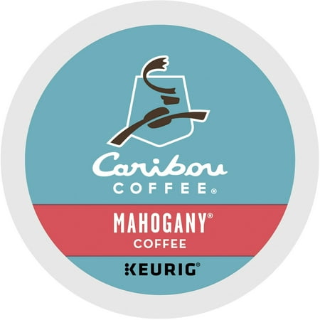 Caribou Coffee Single Serve Coffee for Keurig, Mahogany, 24 Ct