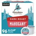 thumbnail image 1 of Caribou Coffee, Mahogany, 96 K-Cup Pods, Dark Roast Coffee, 1 of 4