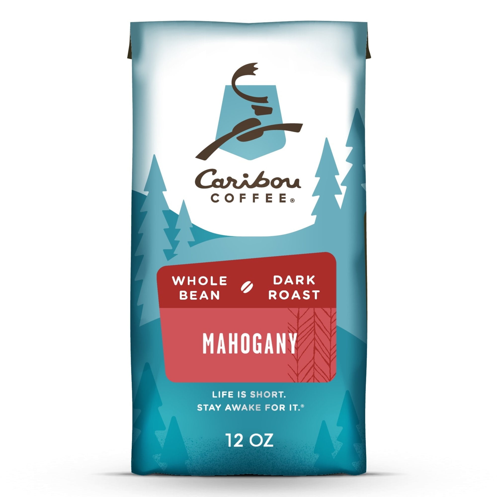 Caribou Coffee Mahogany Blend Whole Bean Coffee, Premium Dark Roast Coffee Beans, 100 Arabica